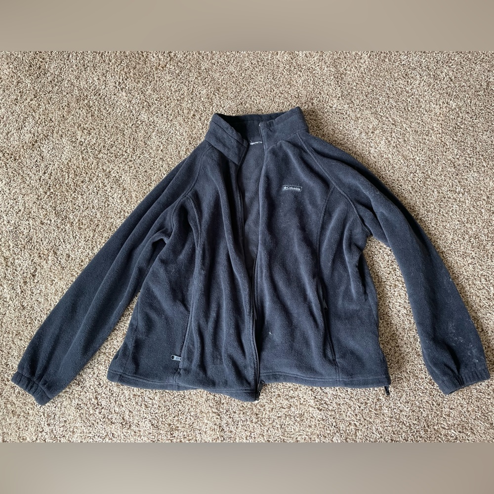 Black Columbia Fleece Size Large